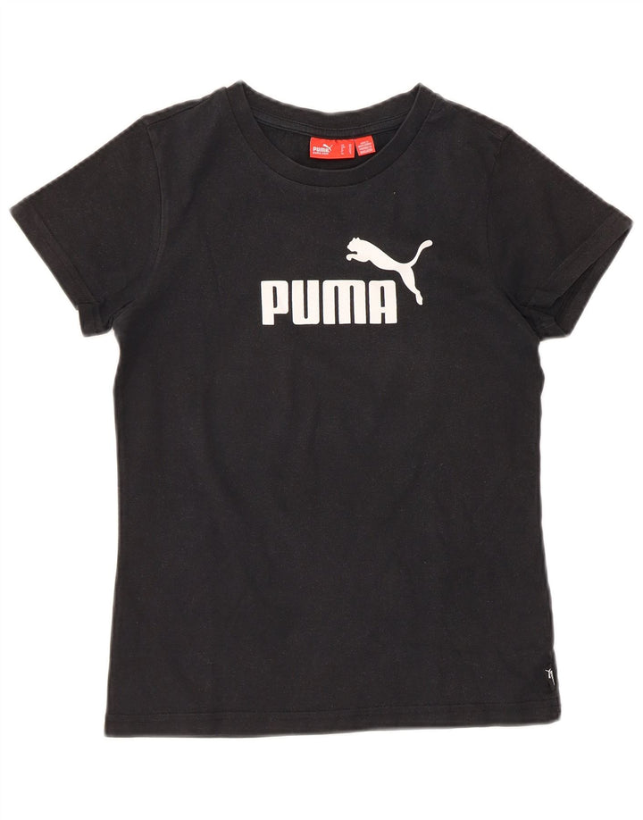 Damska koszulka z grafiką Puma Top UK 8, mała czarna