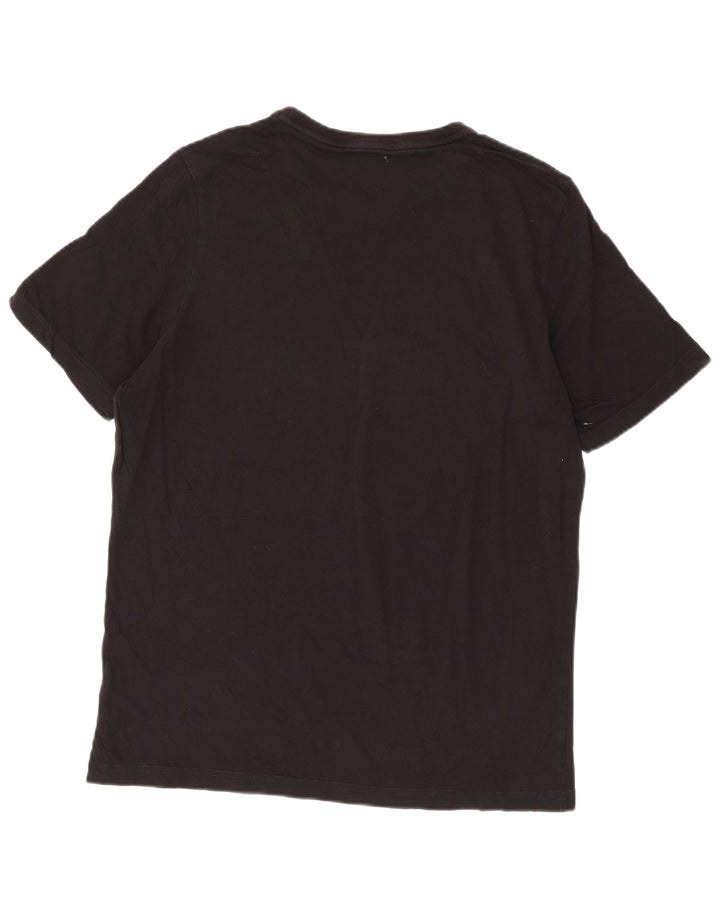 Męski T-shirt z grafiką Puma, duży, czarny, bawełniany