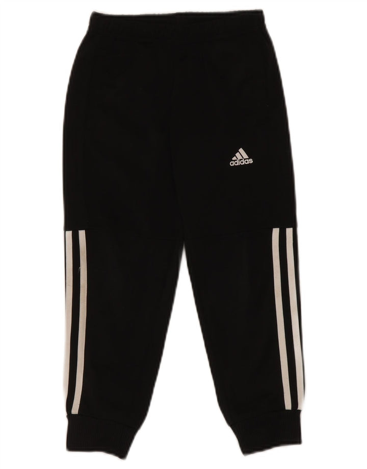 Chłopięce spodnie dresowe ADIDAS Joggery 4-5 lat Czarny poliester