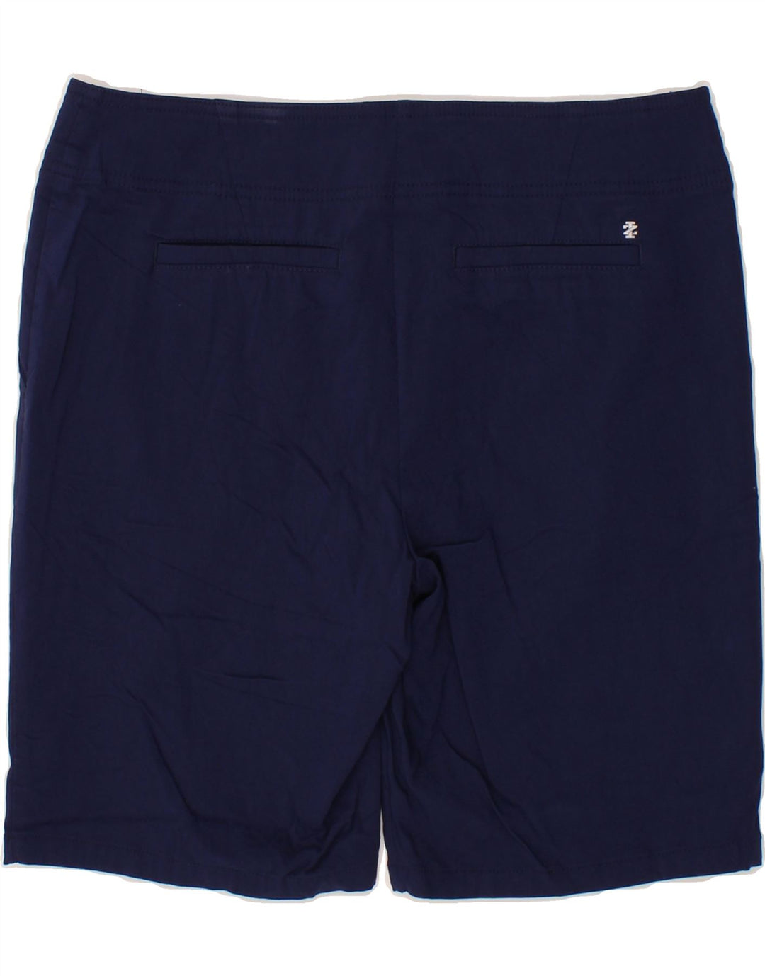 IZOD Womens Chino Shorts US 10 Large W32  Navy Blue Rayon Vintage Izod and Second-Hand Izod from Messina Hembry 