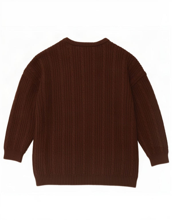 Sweter damski St. Bernard, oversize, UK 18/20 XL, brązowy akryl