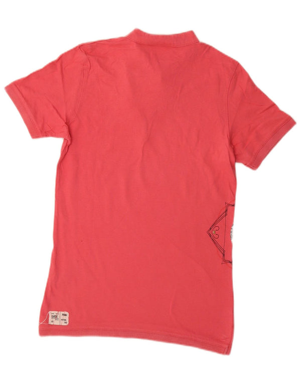 Damska koszulka z grafiką Puma Top UK 10 Small Red Cotton