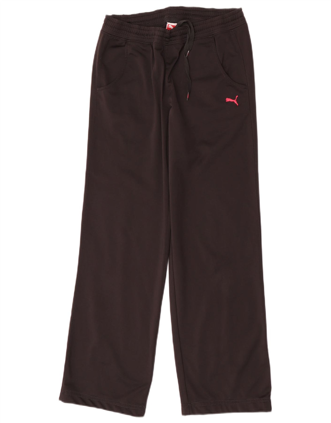 Damskie spodnie dresowe Puma UK 10, małe, czarne, poliestrowe
