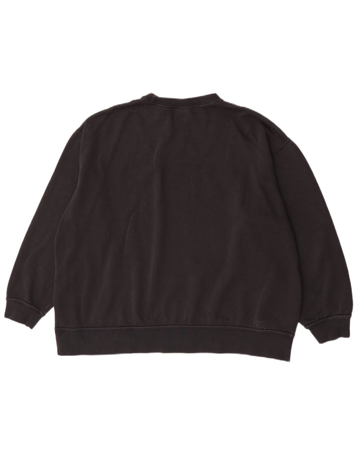 Damski sweter oversize Nike UK 18 XL, czarny, bawełniany