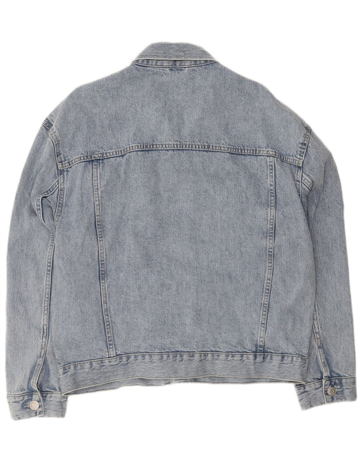 Męska kurtka dżinsowa oversize C&A UK 40, duża, niebieska, bawełniana