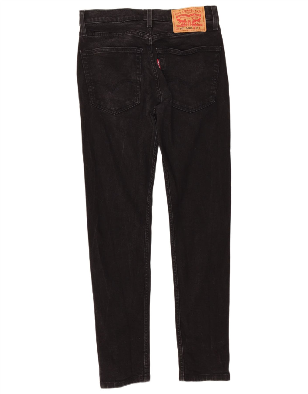 Męskie jeansy LEVI'S 512 Slim Tapered W32 L31 Czarna bawełna