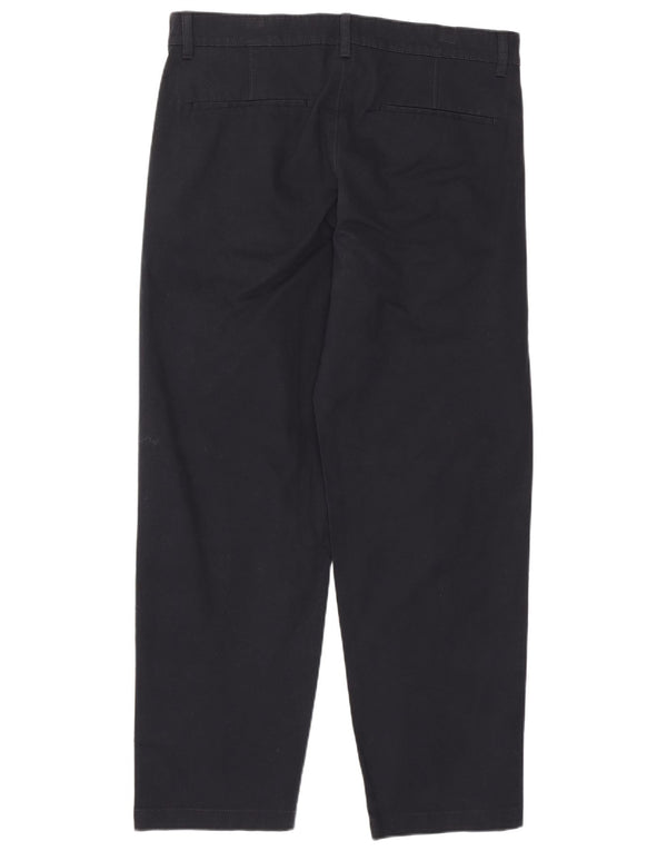 Marks & Spencer Męskie spodnie Chino Pegged Medium W34 L29 Granatowe