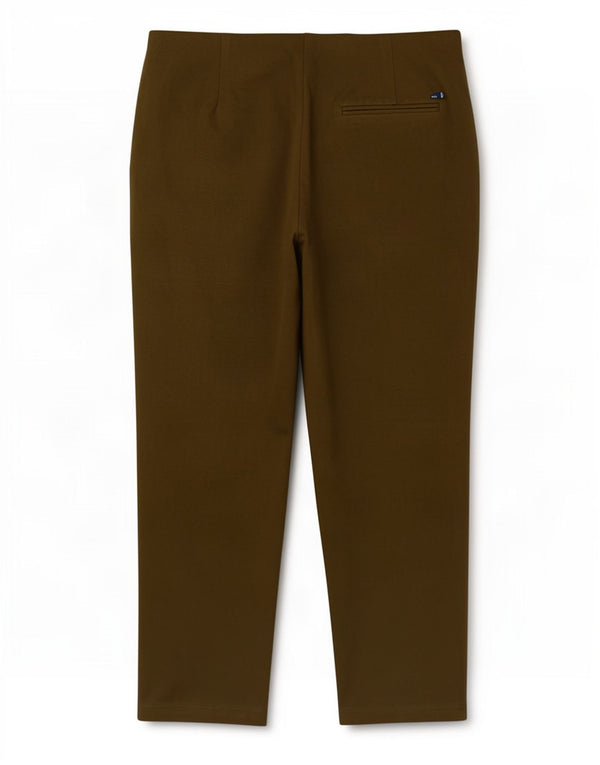 Marks & Spencer Damskie proste spodnie codzienne UK 18 XL W36 L28 Khaki