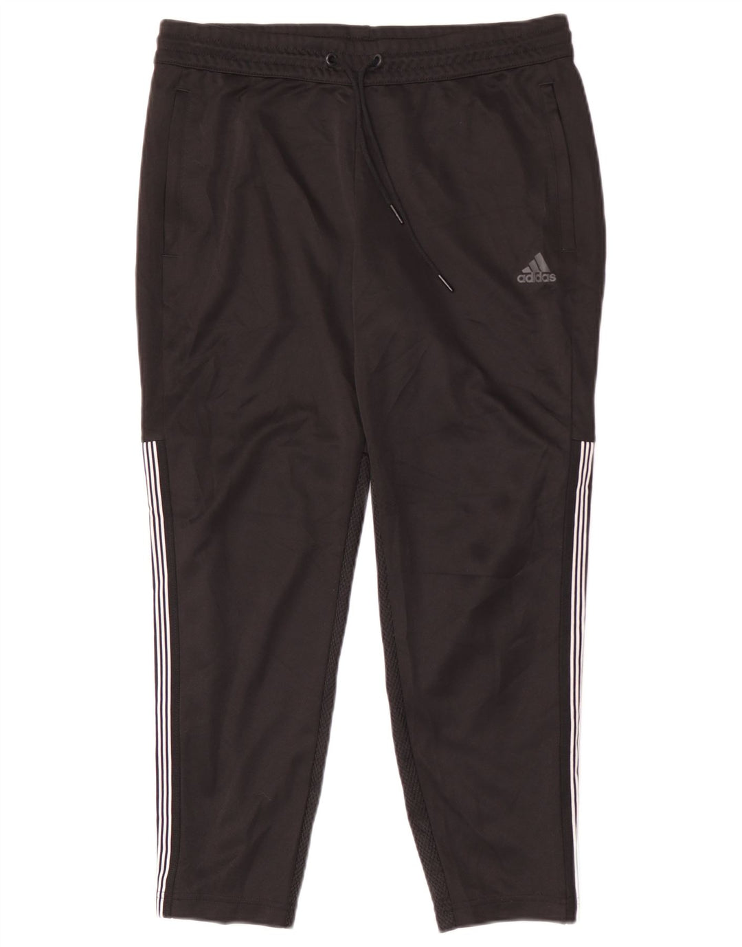 Męskie spodnie dresowe Adidas, średni czarny poliester