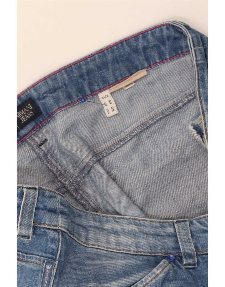 Damskie jeansy Armani Flared W28 L27 Niebieskie