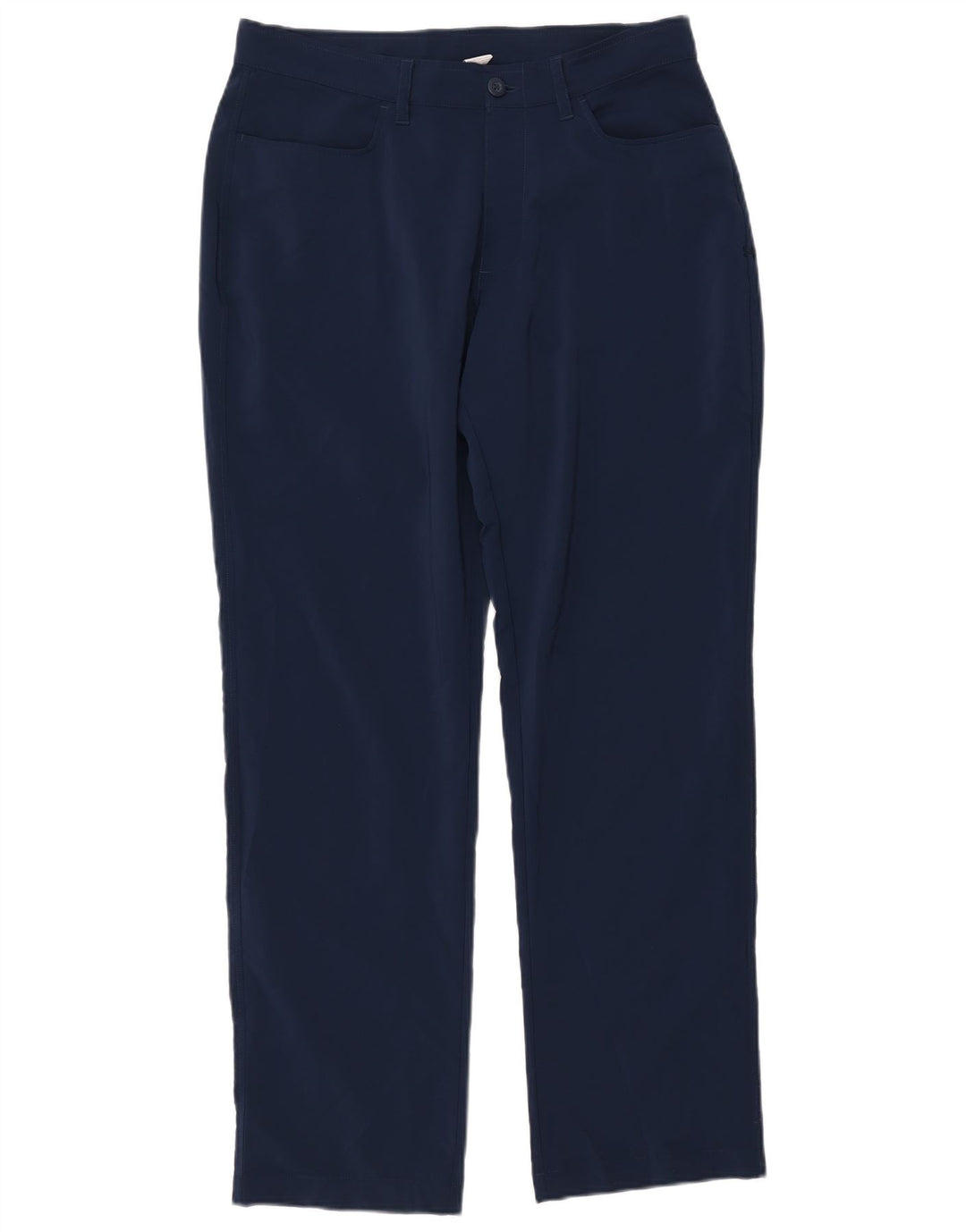 Męskie proste spodnie casualowe UNDER ARMOUR W34 L32 Granatowy poliester