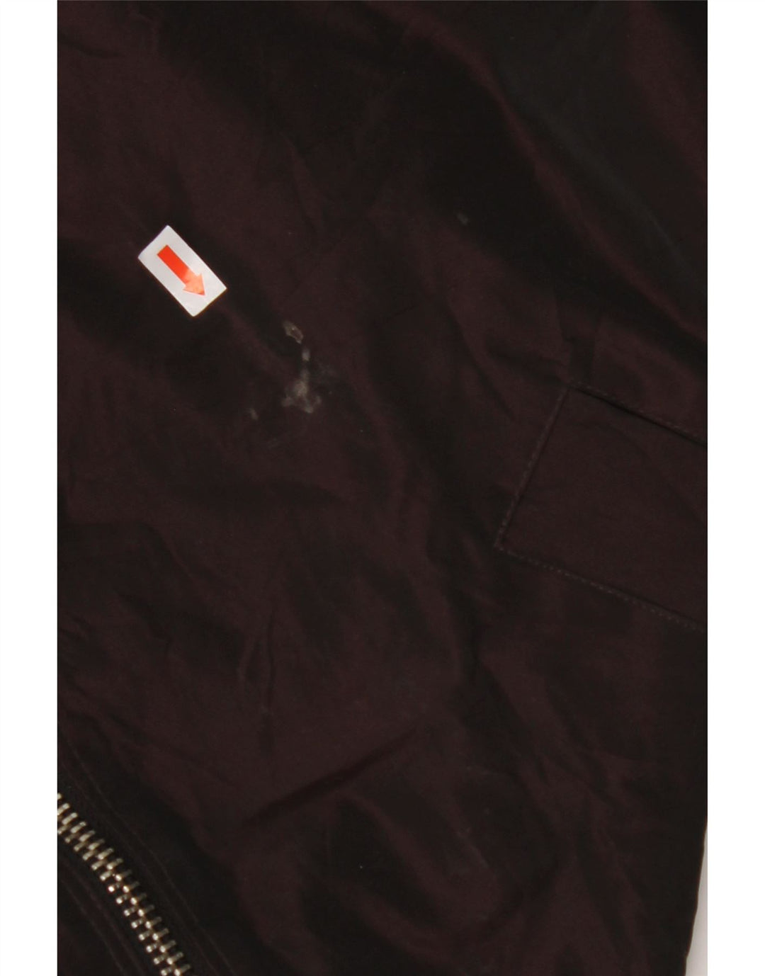 CALVIN KLEIN Damska kurtka bomberka oversize z kapturem UK 14 w kolorze średniego burgunda