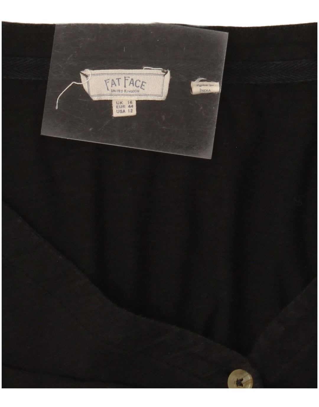 Damska bluzka koszulowa FAT FACE UK 16, duża czarna