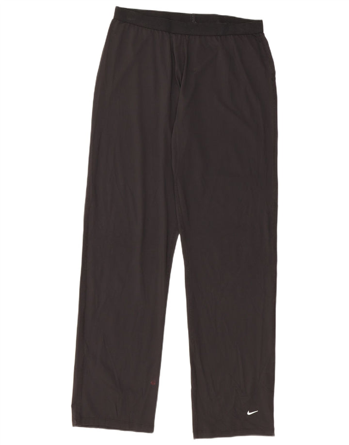 Damskie spodnie dresowe NIKE US 8/10, średni czarny nylon