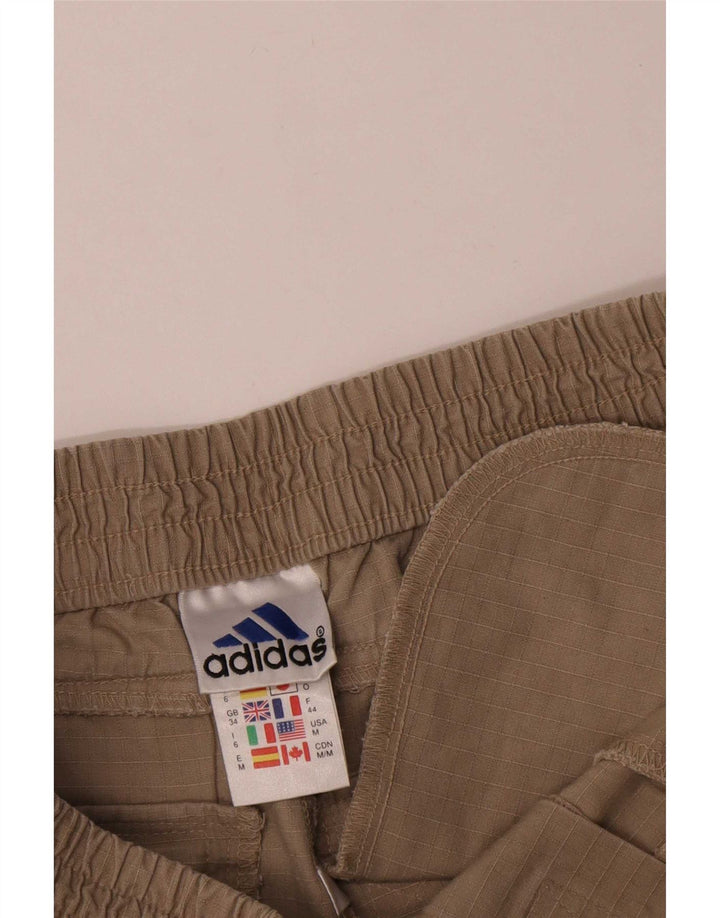 Adidas Męskie Spodenki Cargo Średnie W34 Beżowe Bawełniane