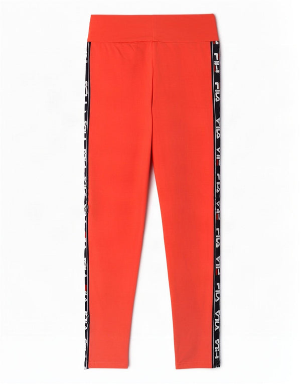 Damskie legginsy Fila Graphic UK 10 Small Red Colorblock Cotton