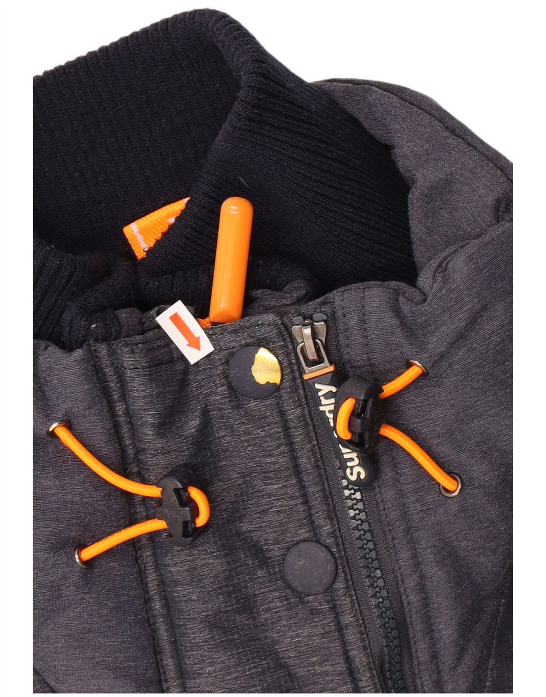 Damska kurtka wiatrówka SUPERDRY UK 14, średni niebieski nylon