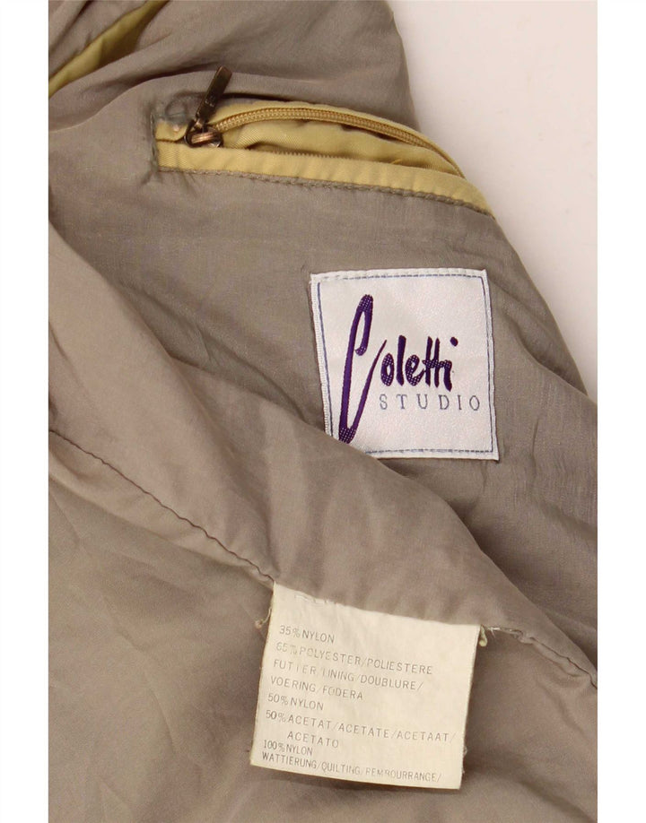 Męska kurtka bomber Studio Coletti UK 42 XL, żółty nylon