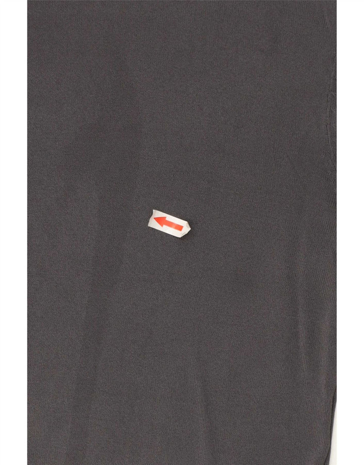 Damski top z długim rękawem Zara UK 10 Small, szara wiskoza