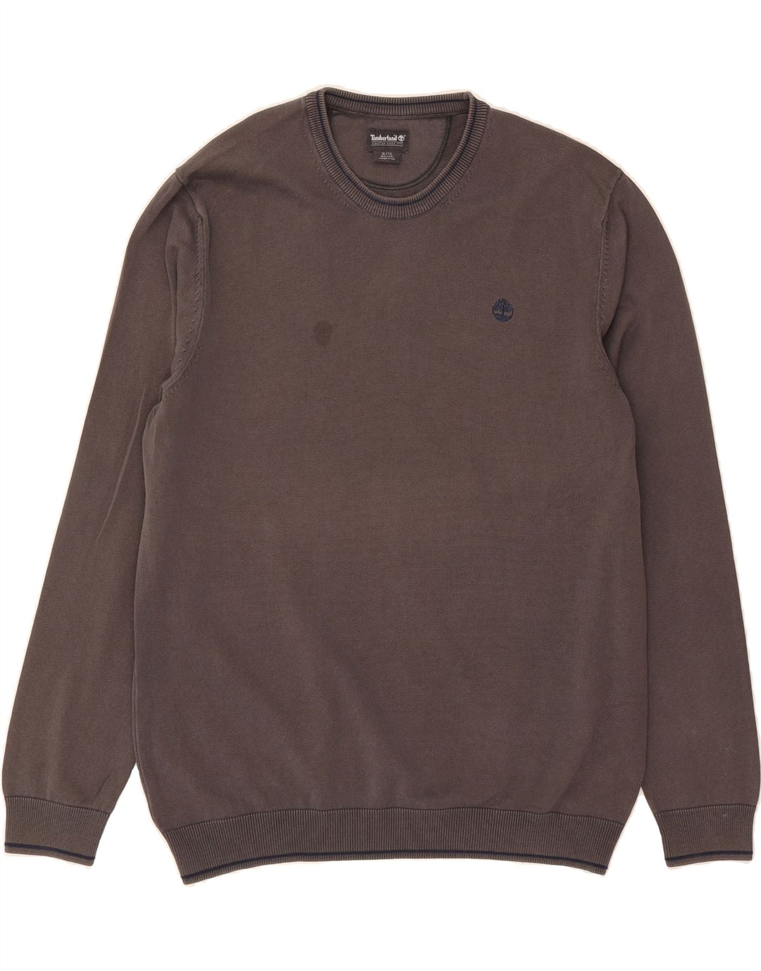 TIMBERLAND Mens Crew Neck Jumper Sweater XL Grey Cotton Vintage Timberland and Second-Hand Timberland from Messina Hembry 
