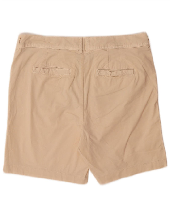 Damskie spodenki chino z wysokim stanem FAT FACE UK 12 Medium W32, beżowa bawełna