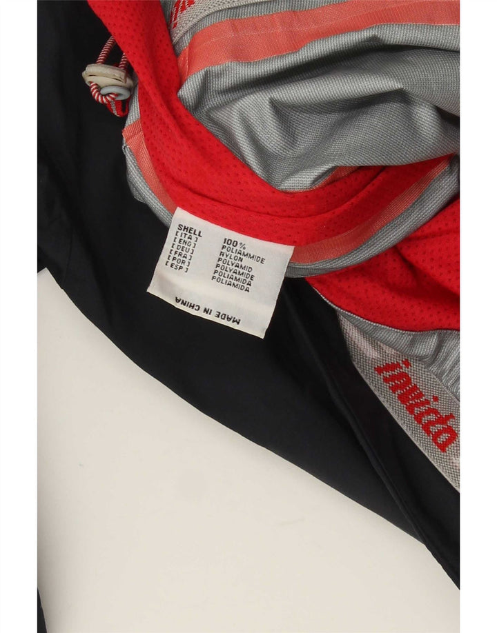 Damska kurtka przeciwdeszczowa Invicta Graphic UK 16, duża granatowa, z blokami kolorów