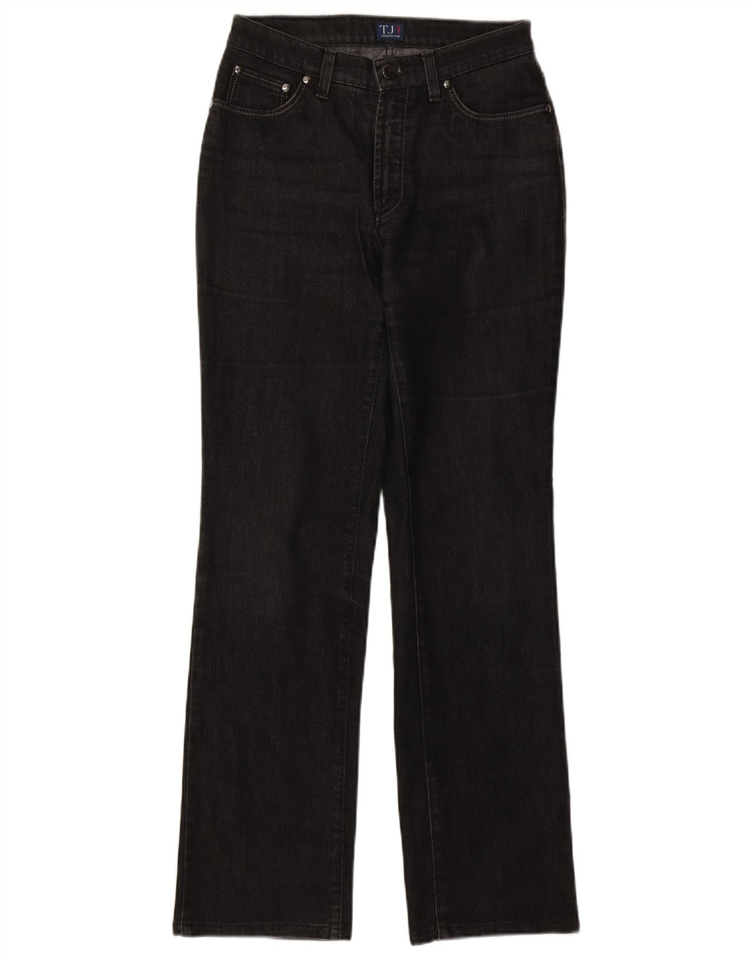 Damskie jeansy Bootcut Trussardi W28 L31 Czarne bawełniane