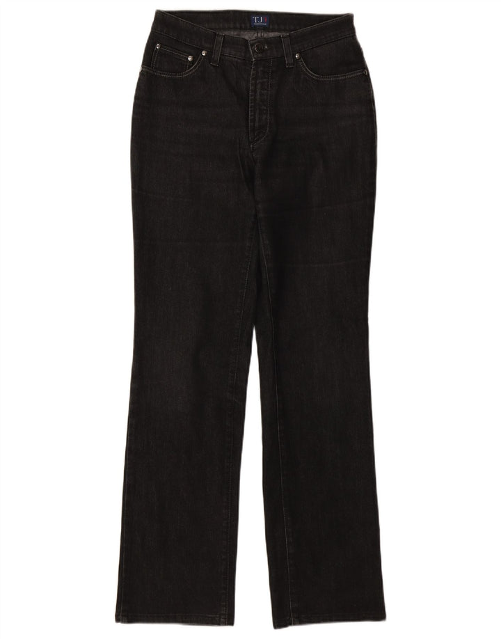 Damskie jeansy Bootcut Trussardi W28 L31 Czarne bawełniane