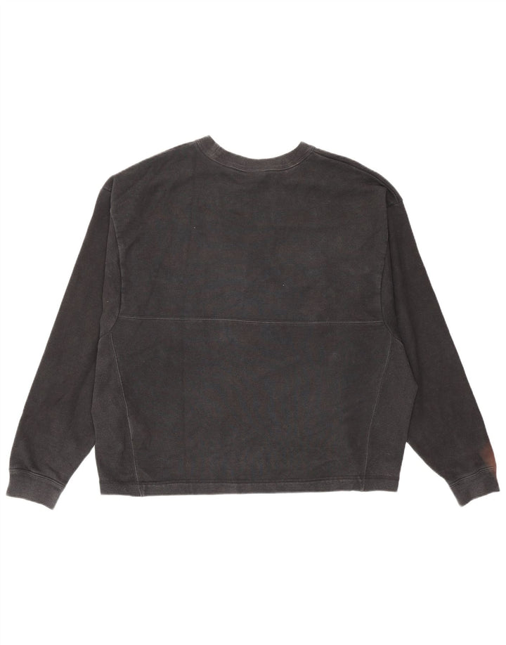 Damski sweter oversize Nike UK 14, średni czarny, bawełniany