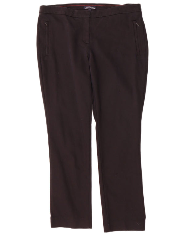 Damskie spodnie chino Tommy Hilfiger US 10 Large W34 L28 Czarny nylon