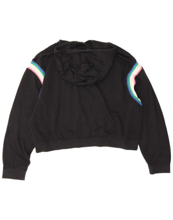 Damska bluza z kapturem Nike Crop Graphic Oversized UK 16, duże czarne paski