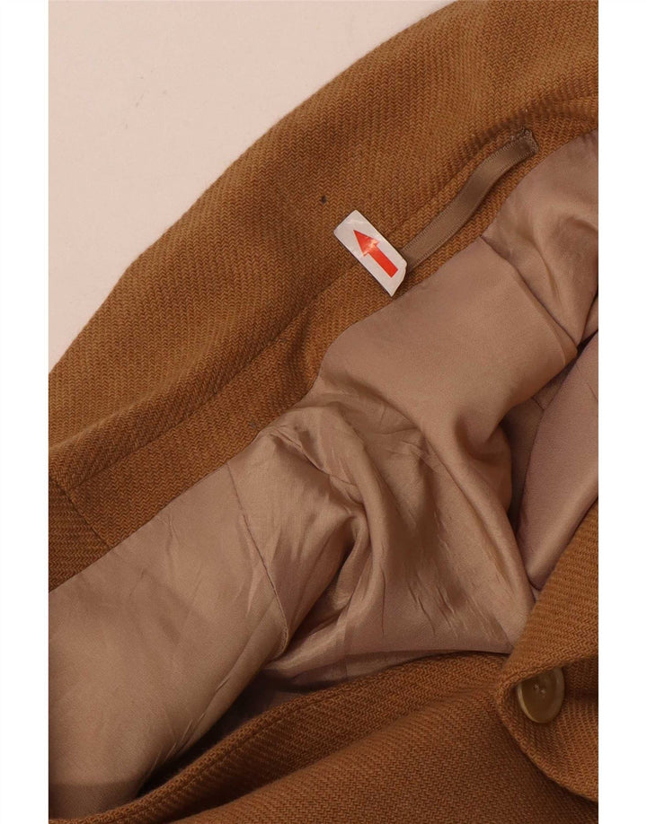 Męska marynarka zapinana na 3 guziki Hugo Boss UK 42 XL Beżowa wełna