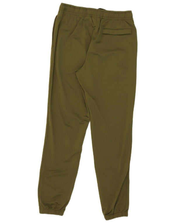 Damskie spodnie dresowe Nike, duże, poliestrowe khaki