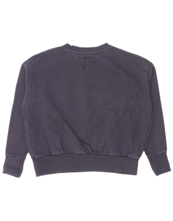 Damska bluza z grafiką Tommy Hilfiger UK 10, mała, granatowa