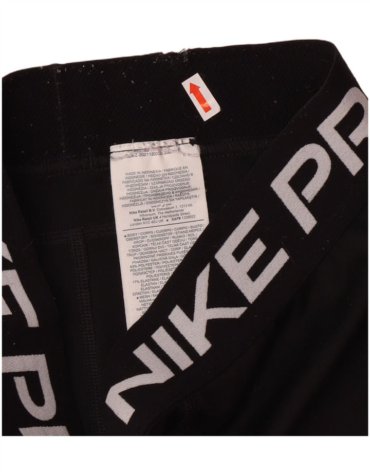 Dziewczęce legginsy NIKE Dri Fit 13-14 lat XL, czarny poliester