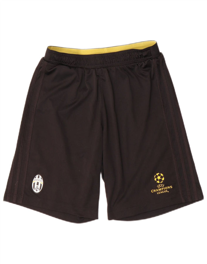 Męskie spodenki sportowe Adidas Juventus, małe, czarne, poliestrowe