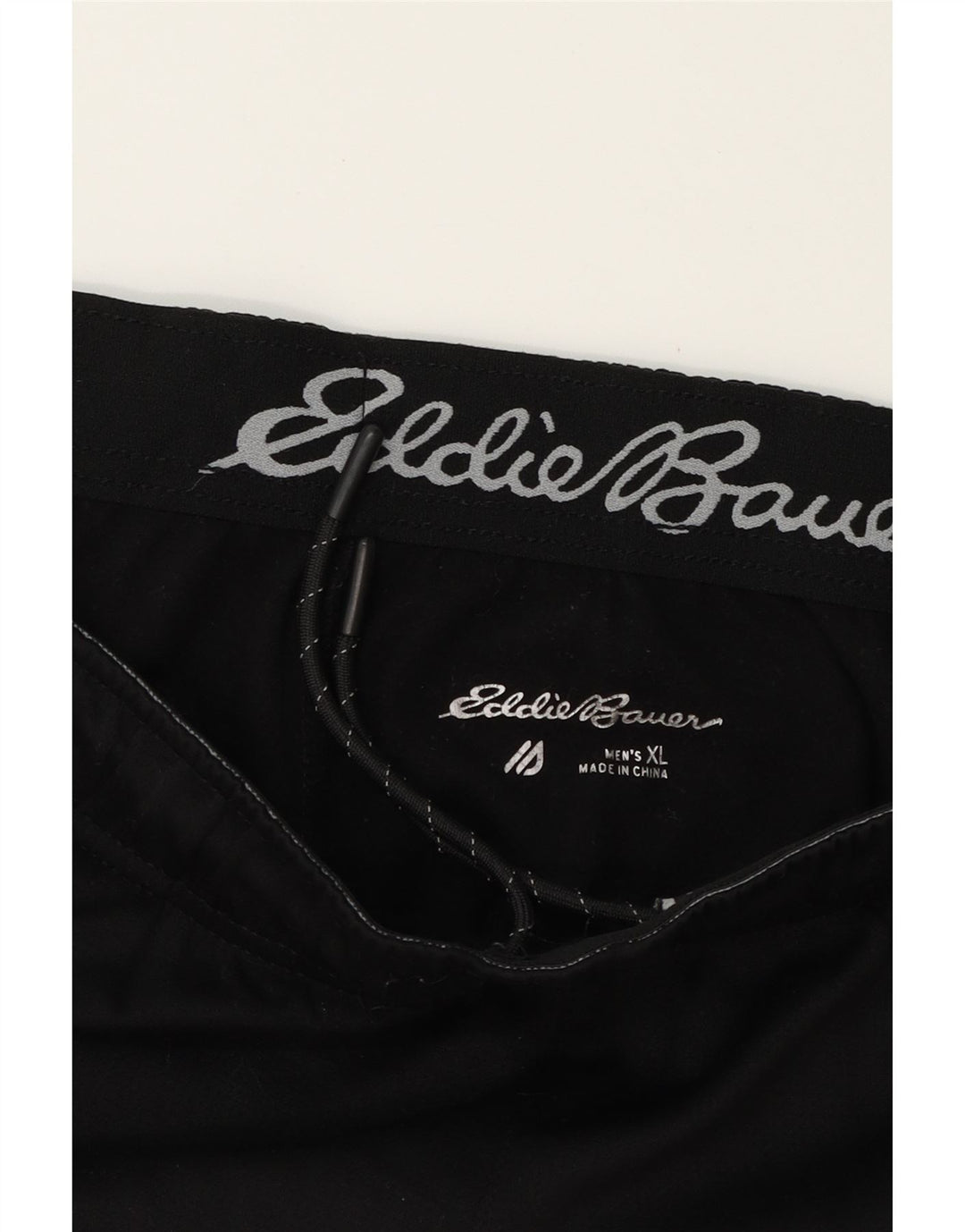 EDDIE BAUER Mens Tracksuit Trousers Joggers XL  Black Polyester Vintage Eddie Bauer and Second-Hand Eddie Bauer from Messina Hembry 