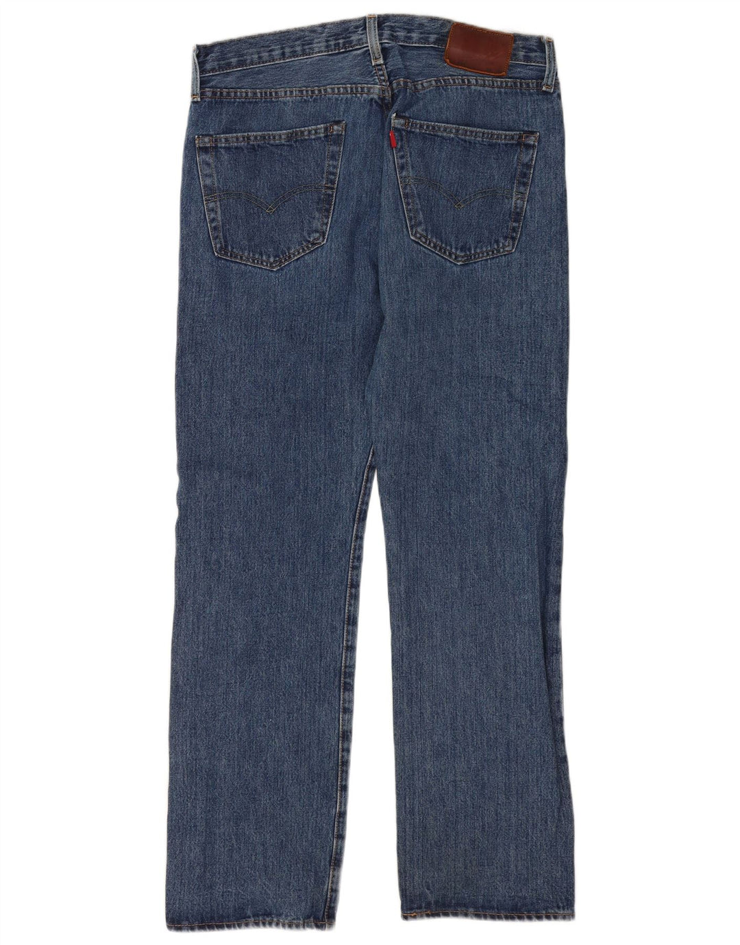 Męskie jeansy Levi's 501 Straight W34 L32 Niebieskie bawełniane