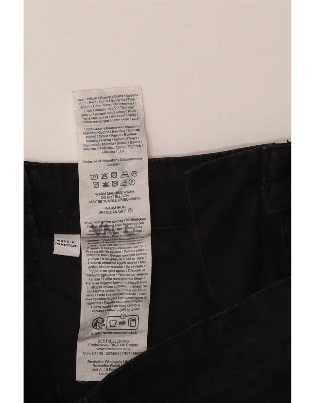 Męskie spodenki cargo Jack & Jones XS W26, czarne, bawełniane
