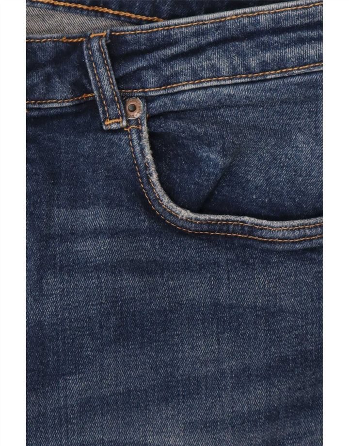 Damskie proste dżinsy Zara EU 46 2XL W36 L26 Niebieskie