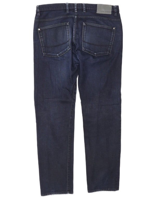 Jeansy męskie Ted Baker W34 L30 Granatowe, bawełniane