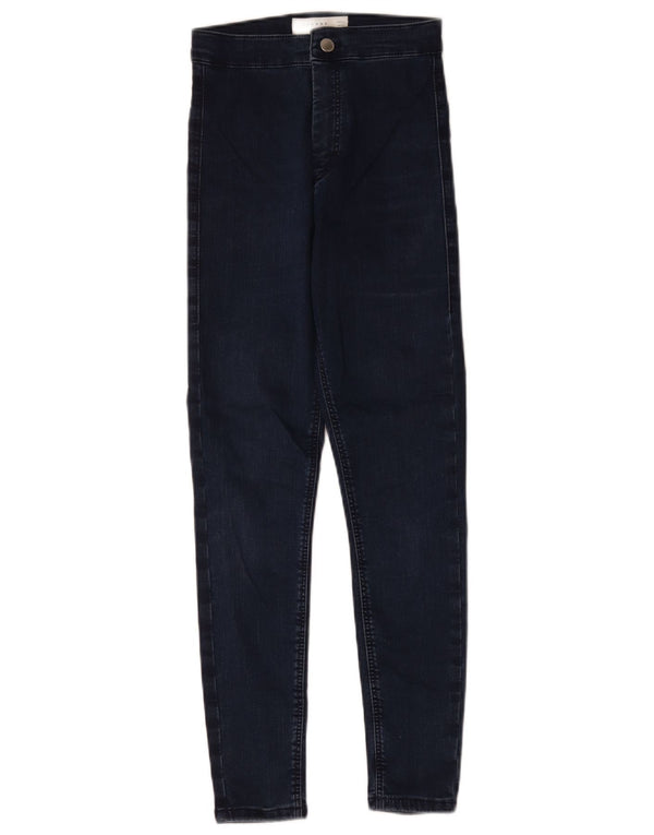 Damskie jeansy Skinny Joni Topshop W26 L26 Granatowe, bawełniane
