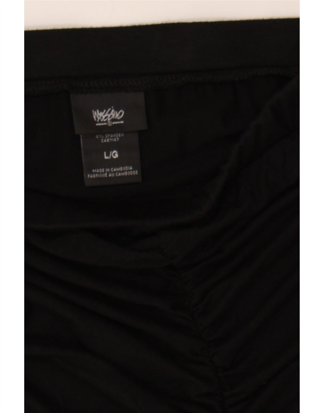 MOSSIMO Womens Midi Skirt UK 16 Large W34 Black Rayon Vintage Mossimo and Second-Hand Mossimo from Messina Hembry 