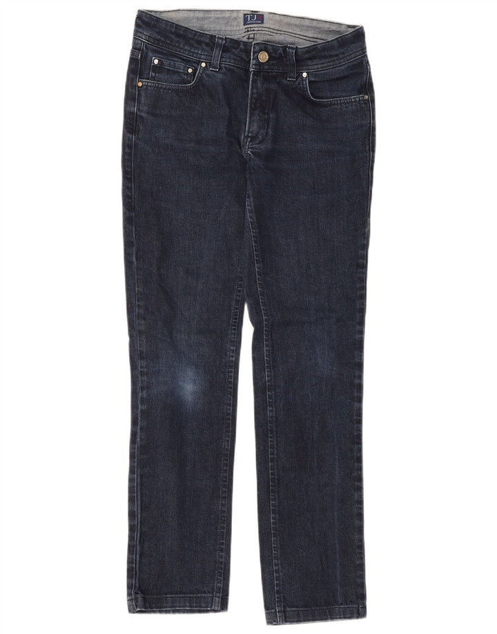 Jeansy damskie Trussardi W26 L28 Granatowe bawełniane