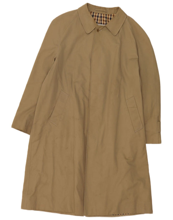 Trencz męski Aquascutum UK 44 2XL, bawełna khaki