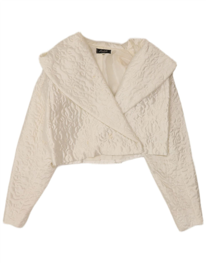 Dwuczęściowy zestaw spódnic damskich w stylu vintage IT 44 Medium W28 Biała wiskoza