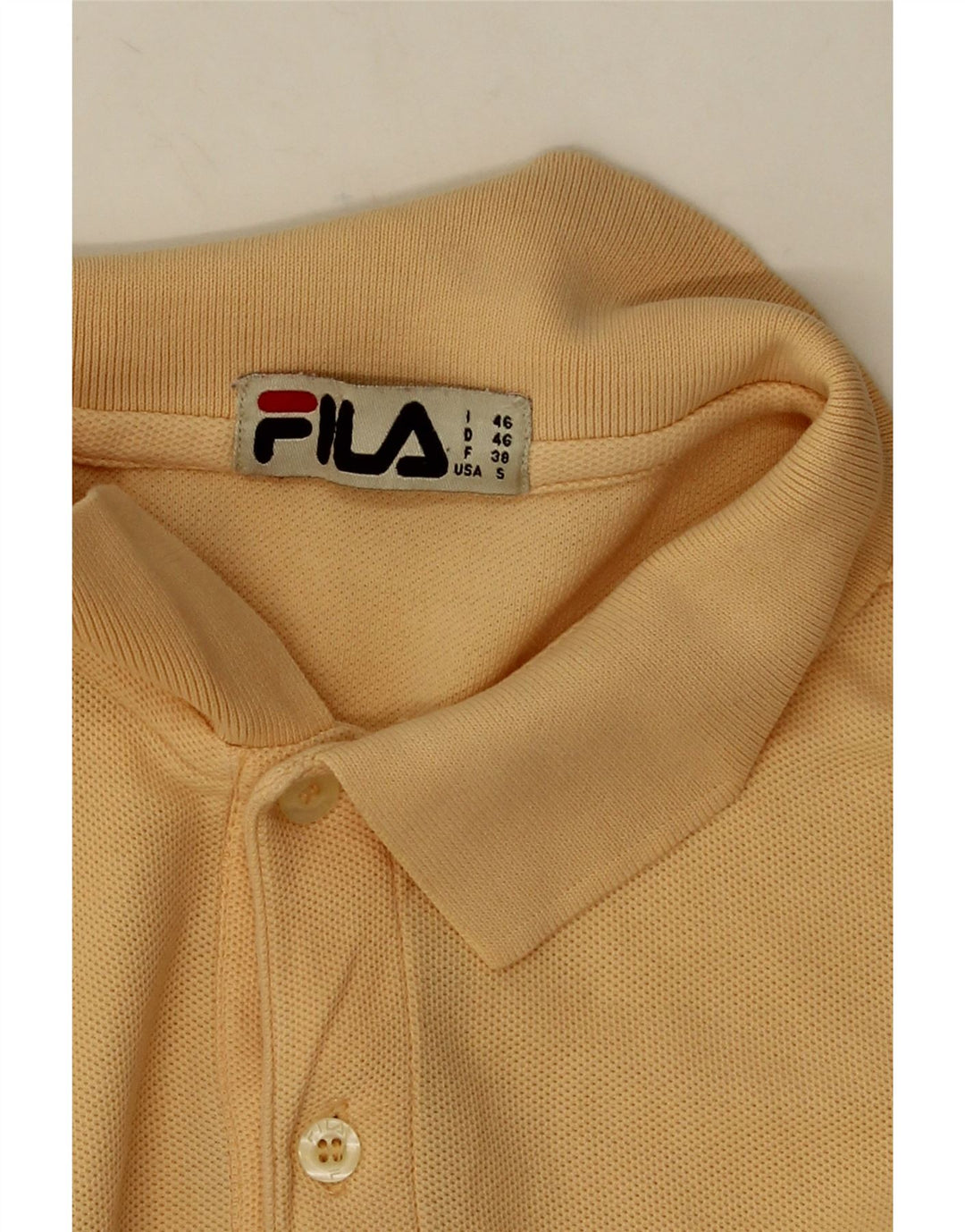 Męska koszulka polo Fila IT 46 Mała Pomarańczowa