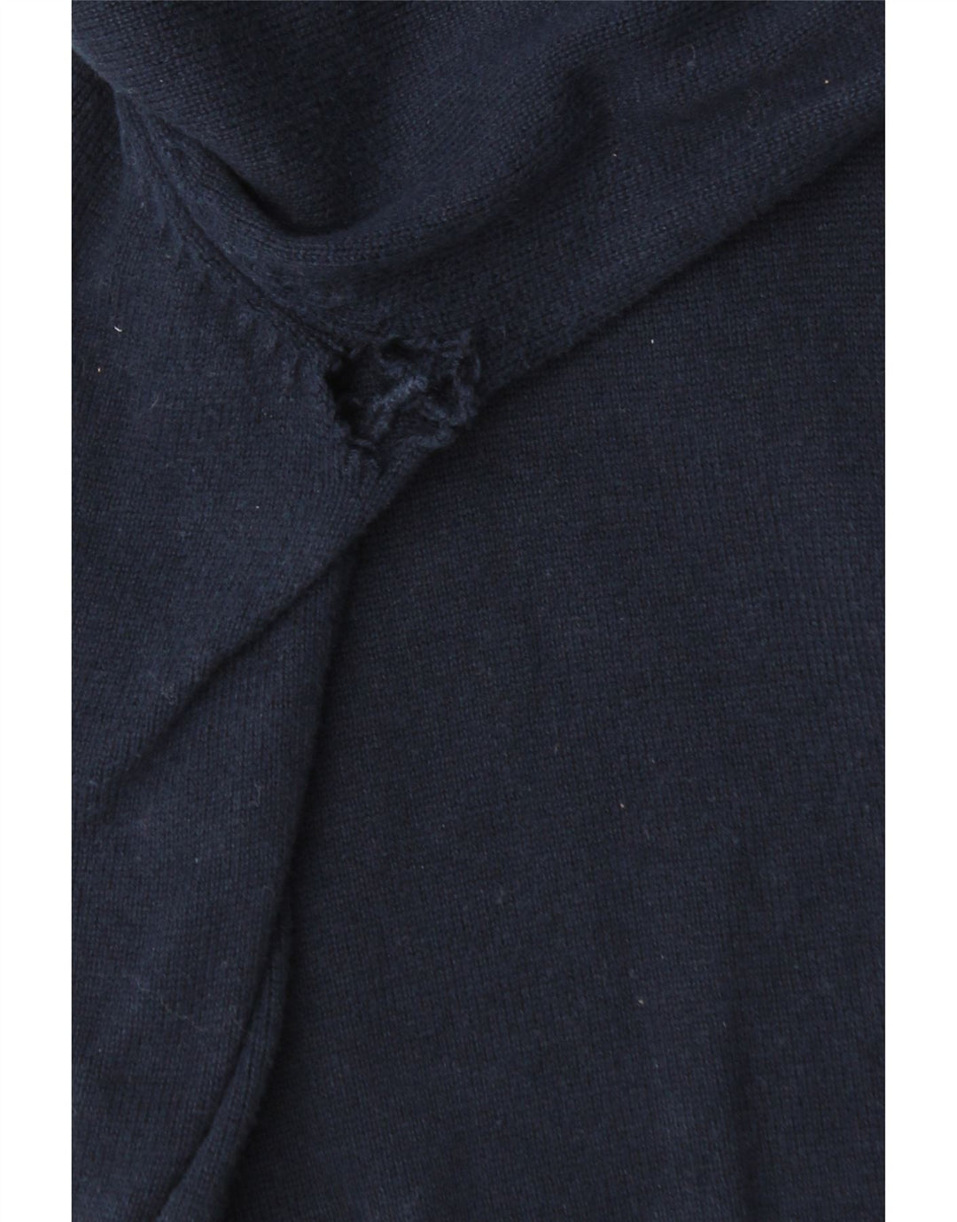 Crew Clothing Męski sweter z zamkiem błyskawicznym, średni granatowy, bawełniany