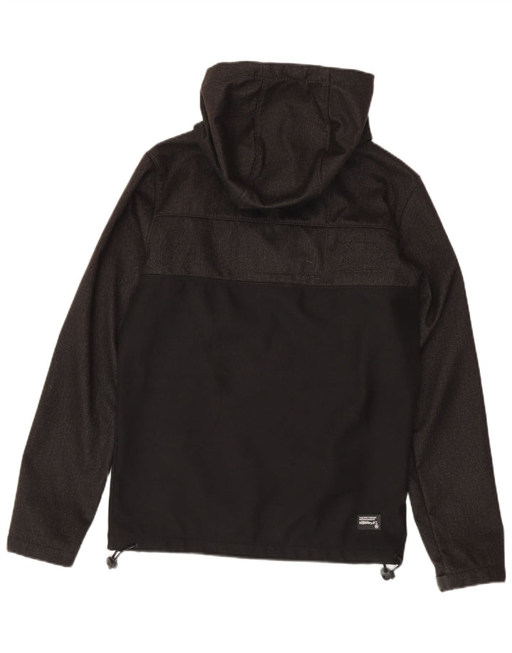 Męska kurtka przeciwdeszczowa Superdry The Windtrekker UK 36 Small Black Colorblock