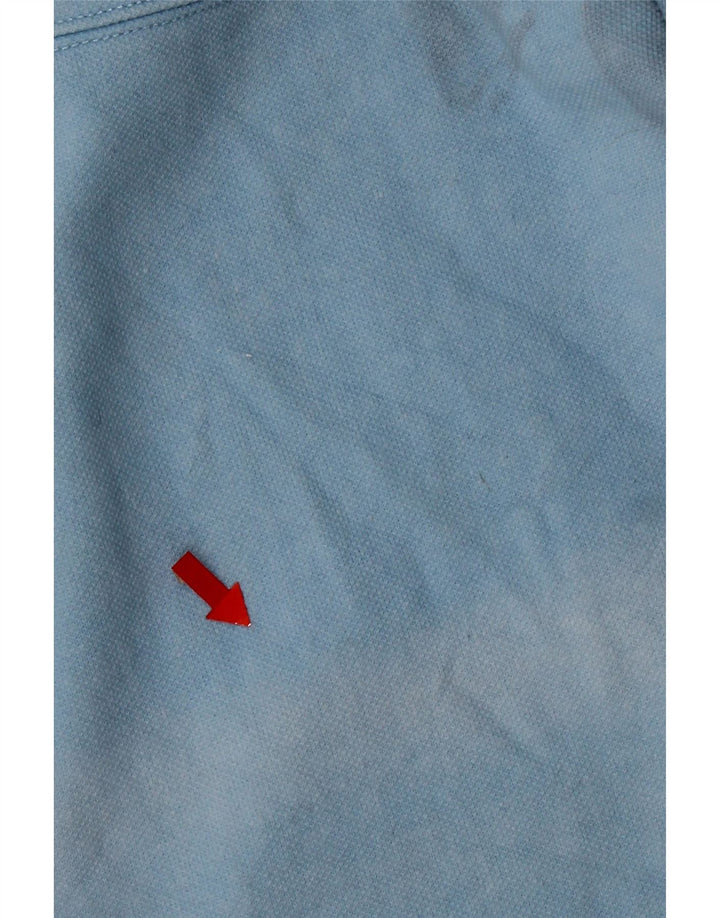 Crew Clothing Męska bluza z zamkiem błyskawicznym, średnioniebieska, bawełniana